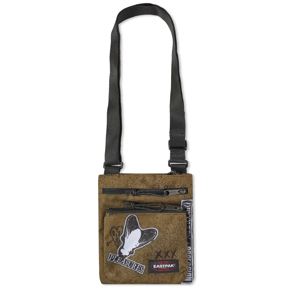 Eastpak x Pleasures Padded Rusher Shoulder Bag "Khaki"