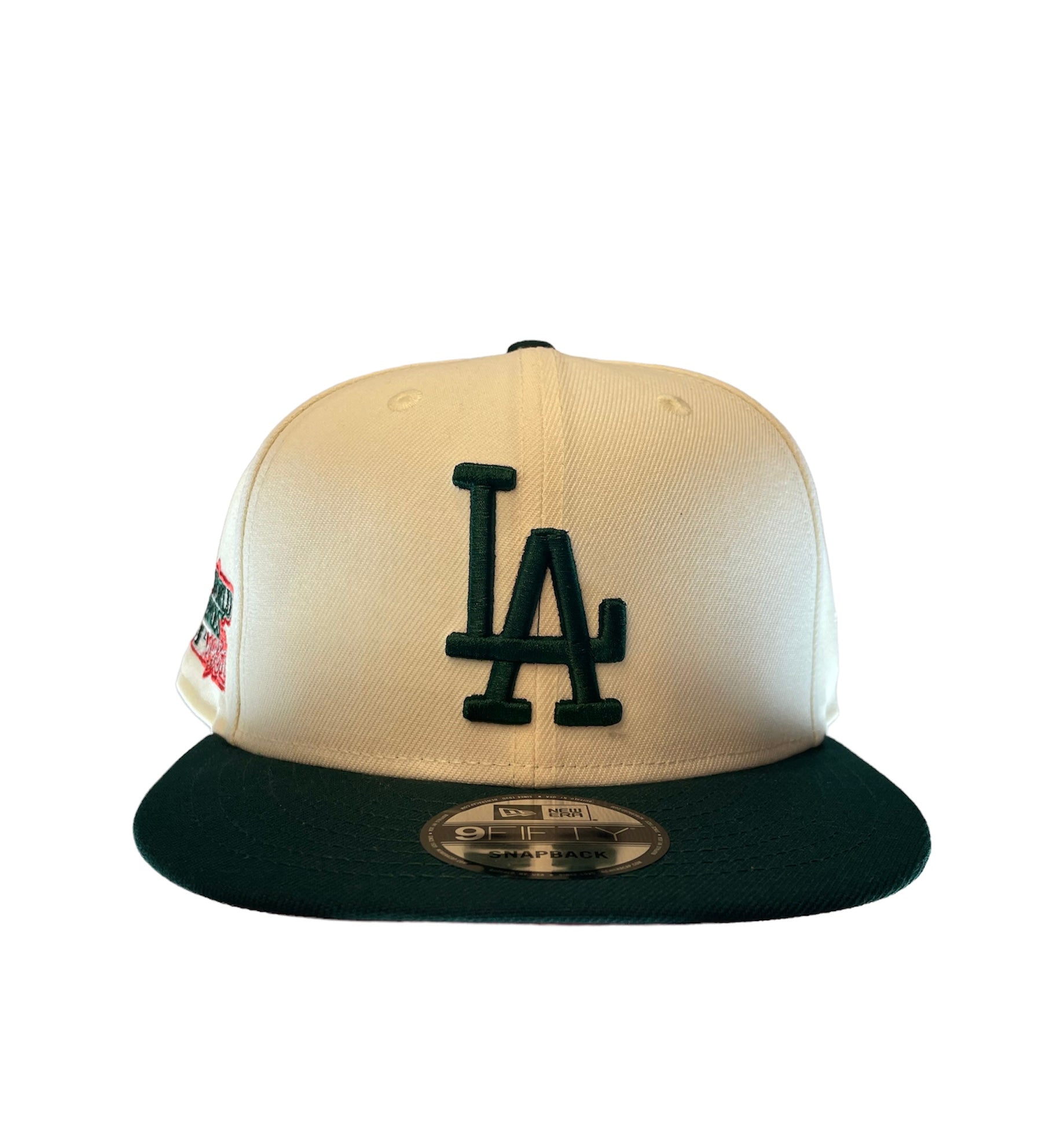 Men's Los Angeles Dodgers New Era Green White Logo 59FIFTY Fitted Hat