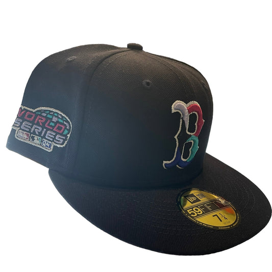 New Era Boston Red Sox 2004 World Series Fitted "Black/Pink/Teal"