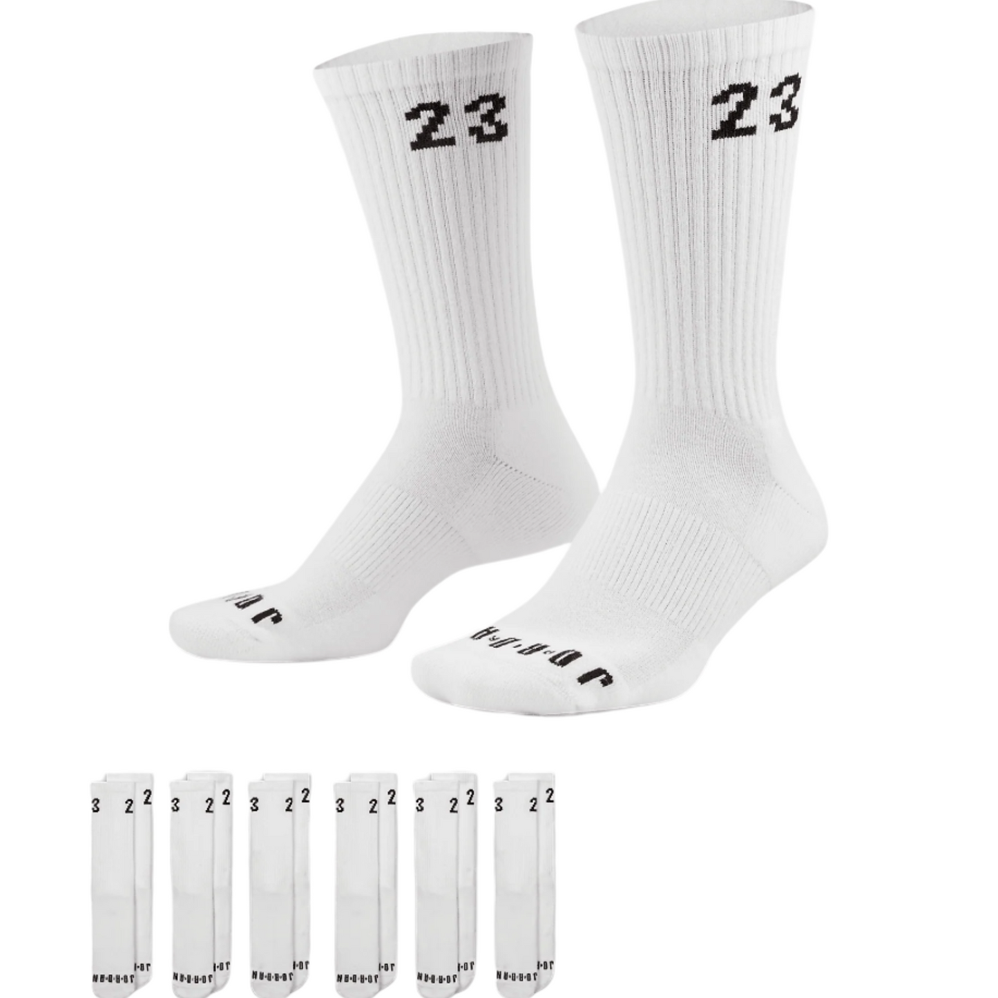 Jordan Everyday Essential Crew Socks "White"