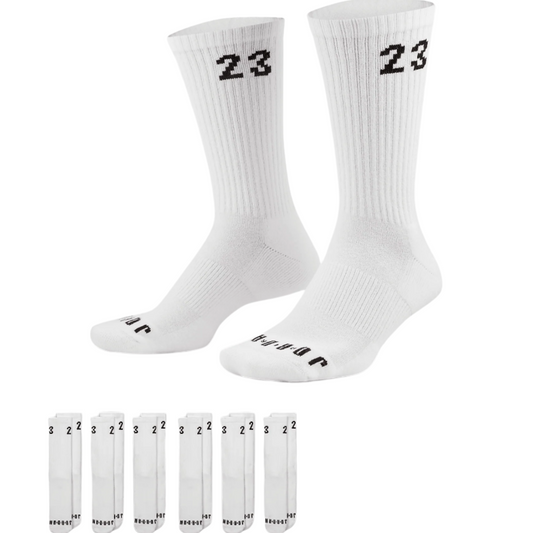Jordan Everyday Essential Crew Socks "White"