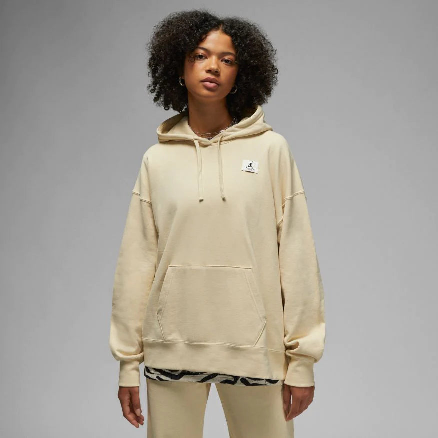 Jordan Womens Essentials Hoodie Beige STUDIIYO23