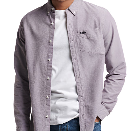 Superdry Vintage Oxford Shirt "Purple"