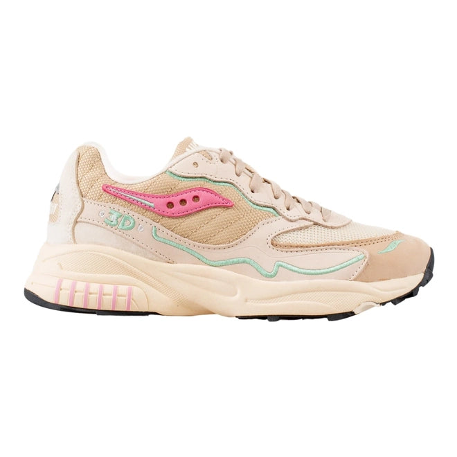 Saucony 3D Grid Hurricane Cream Pink