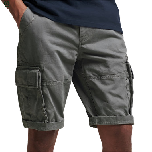 Superdry Vintage Core Cargo Heavy Shorts "Naval Grey"