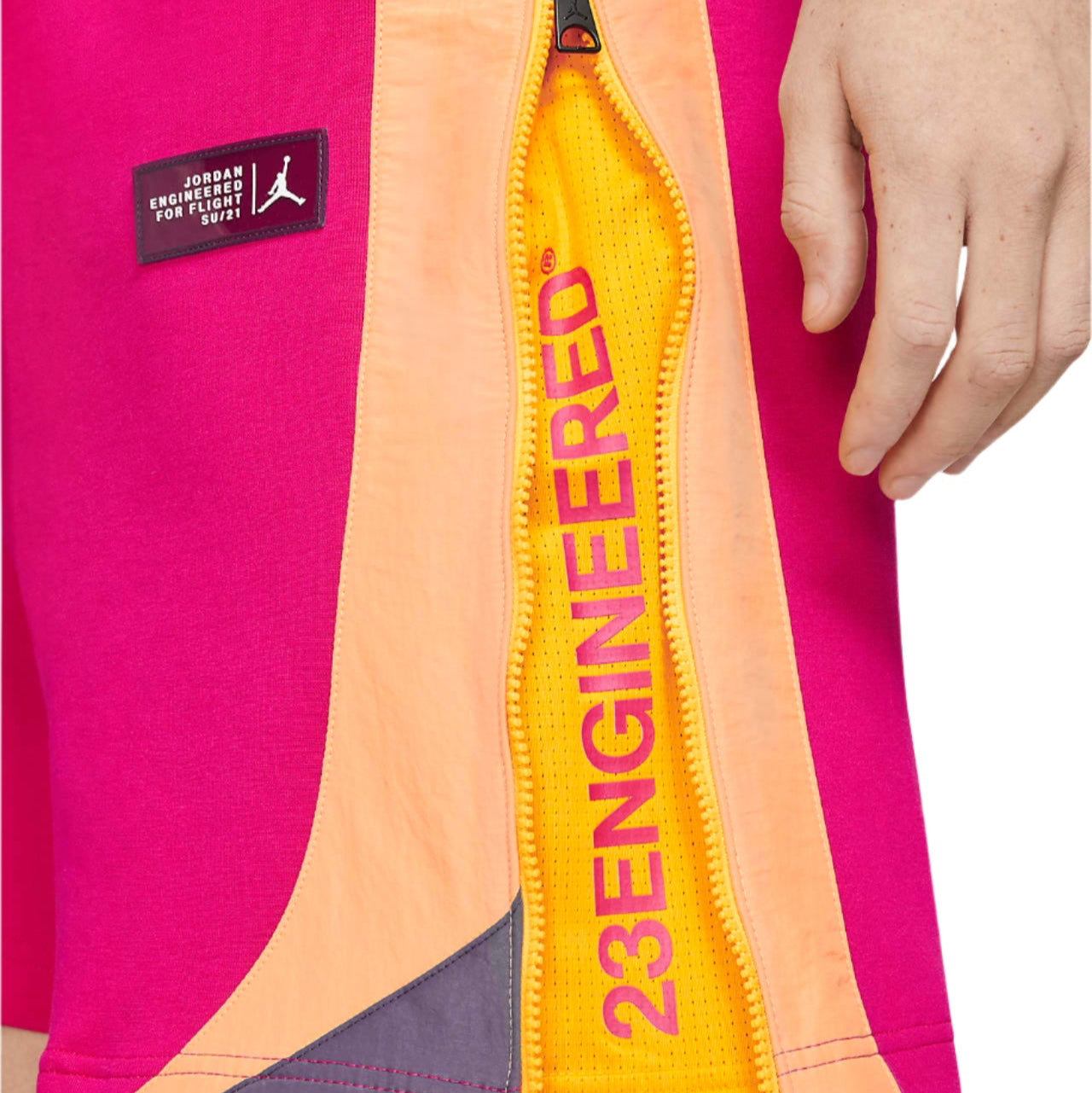 Jordan 23 Engineered Fleece Shorts "Fireberry"