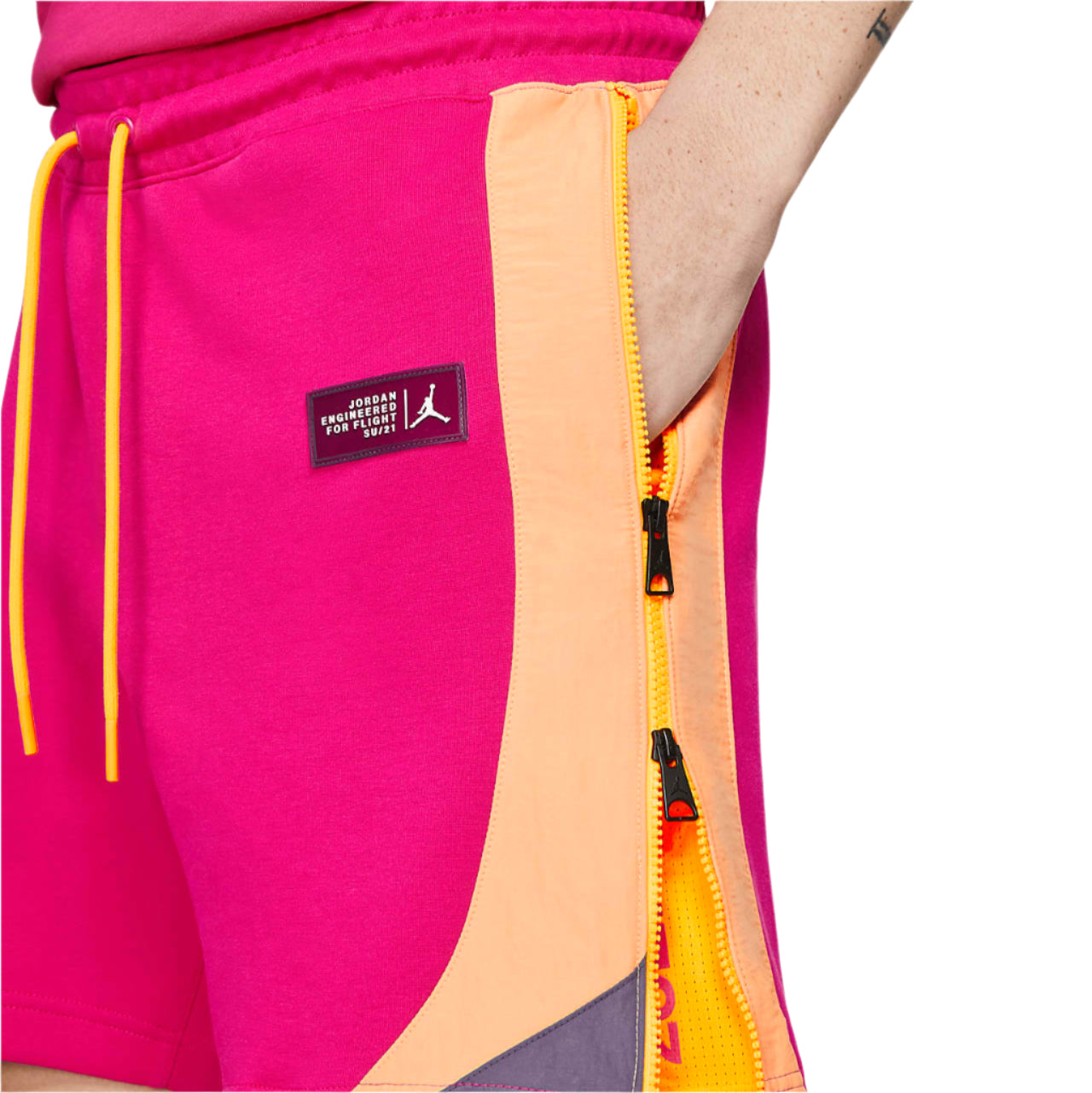 Jordan 23 Engineered Fleece Shorts "Fireberry"