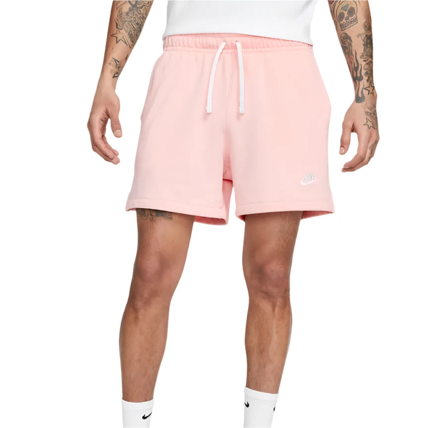 Nike Club Fleece French Terry Flow Shorts "Pink"