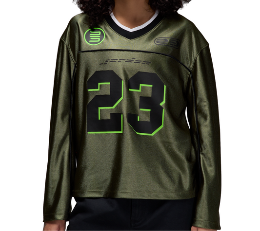 Jordan Women's Long-Sleeve Jersey Top “Brown”