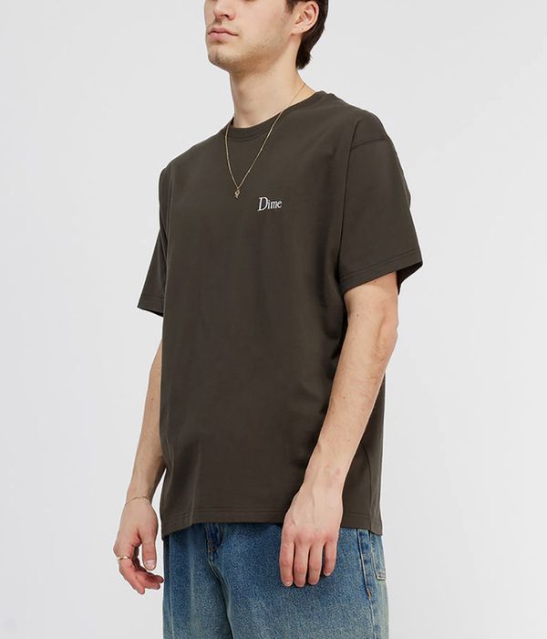Dime Classic Small Logo T-Shirt "Vintage Black"