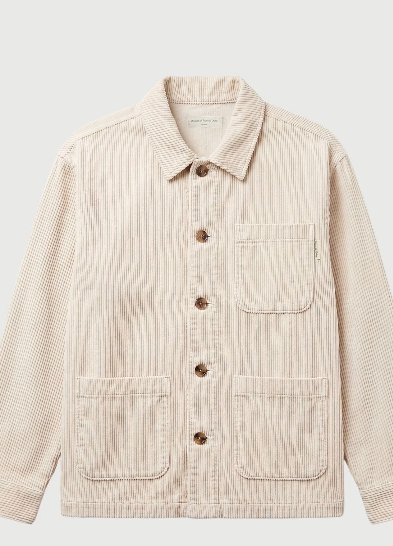 Museum of Peace and Quiet Chore Corduroy Coat “Bone”