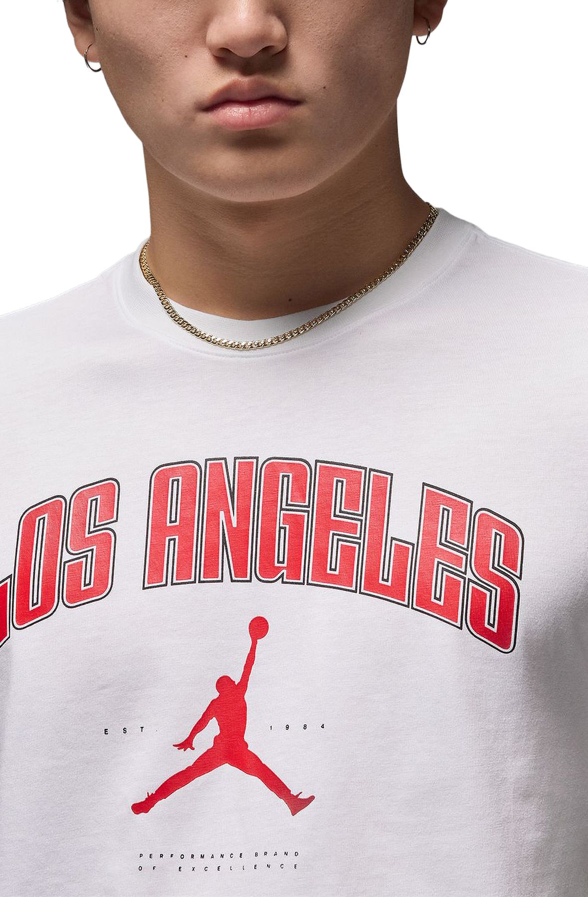 Jordan Los Angeles Logo T-Shirt - "White"