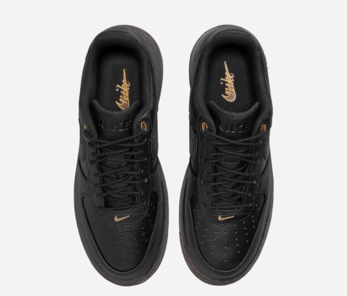Nike Air Force 1 Luxe (Black/Gum)