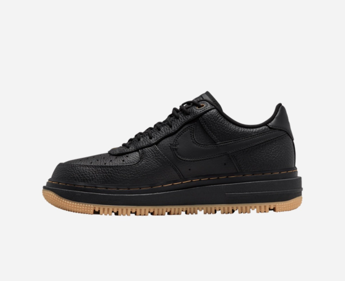 Nike Air Force 1 Luxe (Black/Gum)