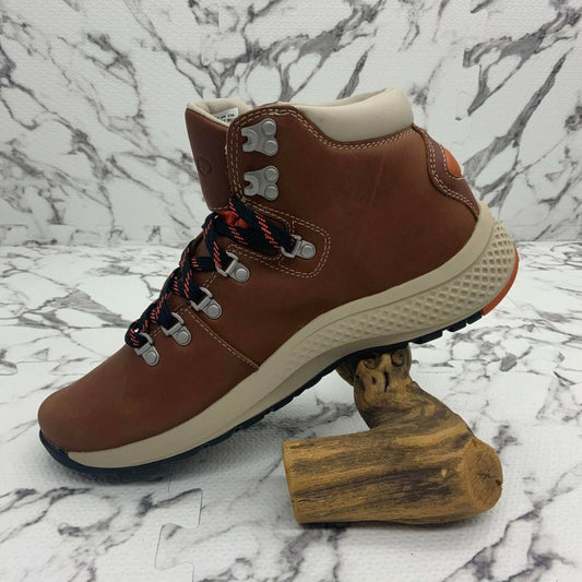 Timberland Flyroam Trail Waterproof Mid Hiker Md Brown Full Grain Boots