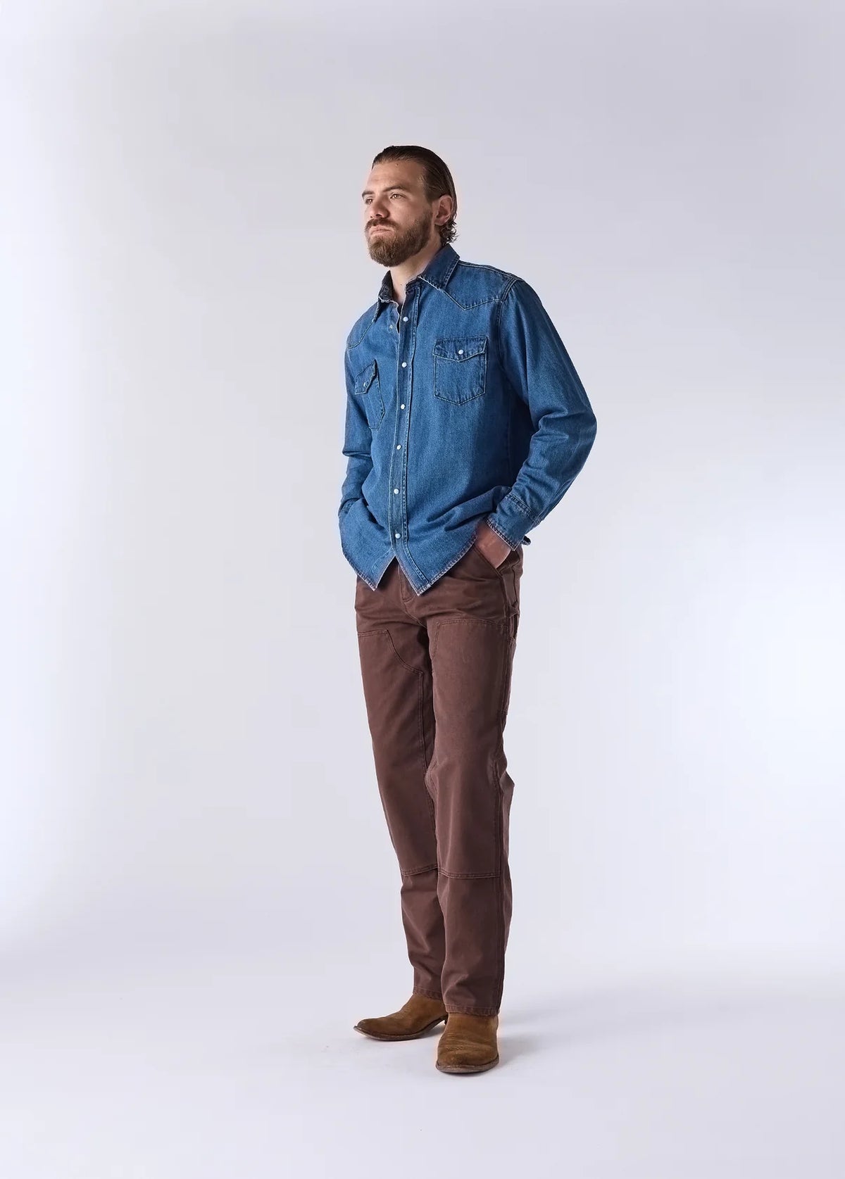 OTD Western Shirt "Blue Denim"