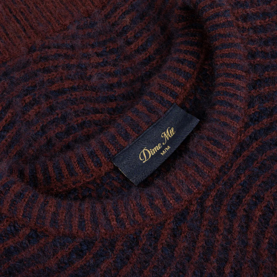 Dime Mohair Wave Knit Sweater