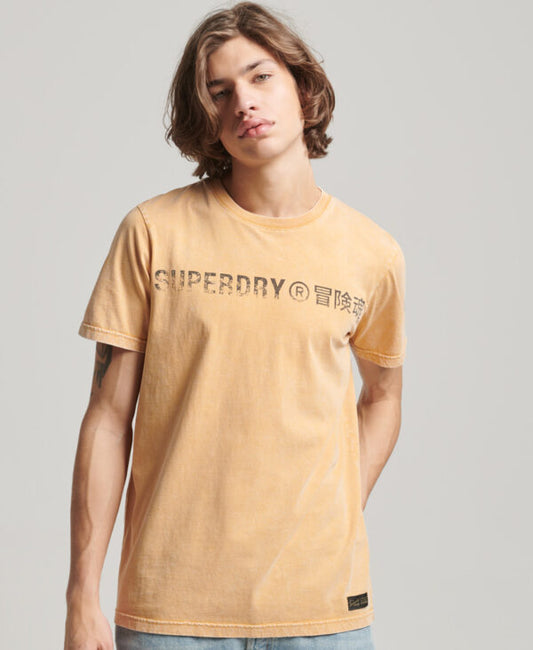 Superdry Vintage Tee Corp Logo "Dired Clay Brown"