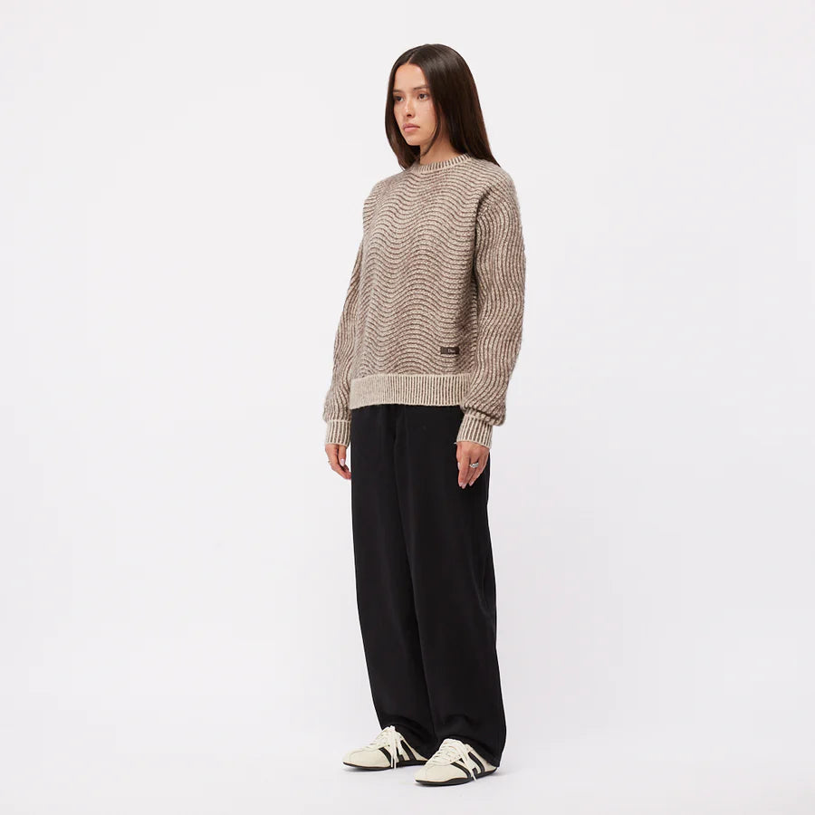 Dime Mohair Wave Knit Sweater