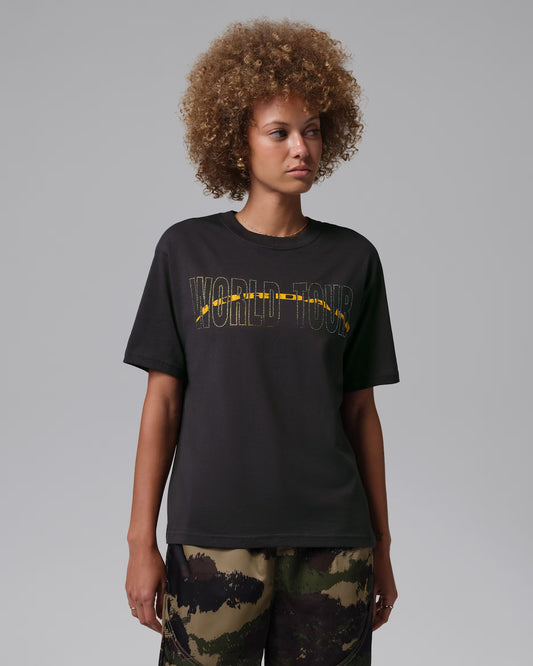 Jordan Women's World Tour T-Shirt “Black”