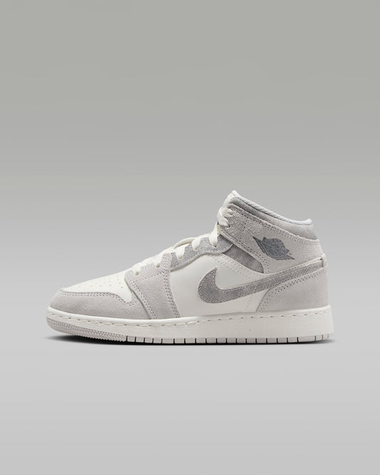 Air Jordan 1 Mid SE (GS) “Neutral Grey”