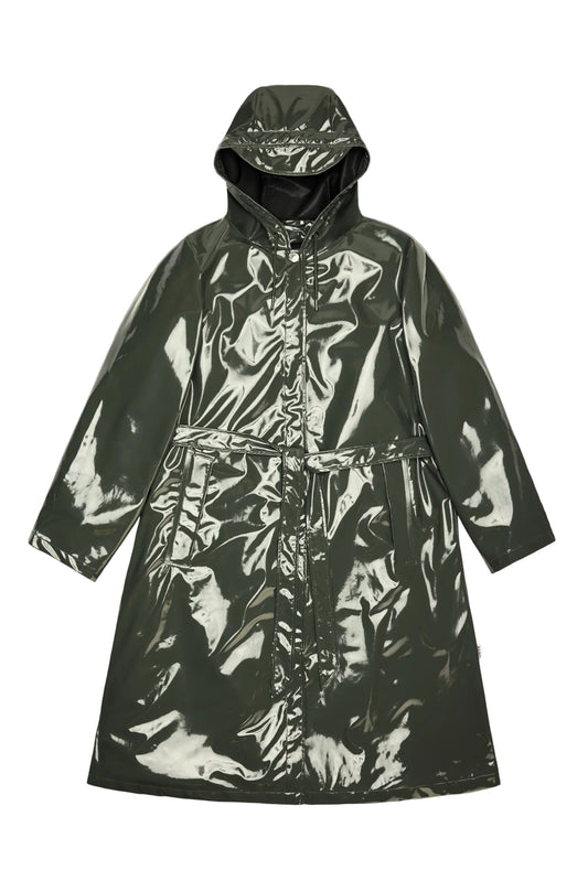 RAINS A-Line Longer Women's Jacket "Swamp"