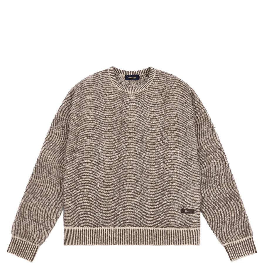 Dime Mohair Wave Knit Sweater