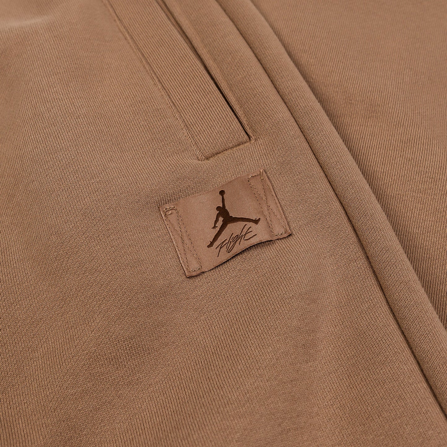 Jordan Flight Fleece Open-Hem Brown