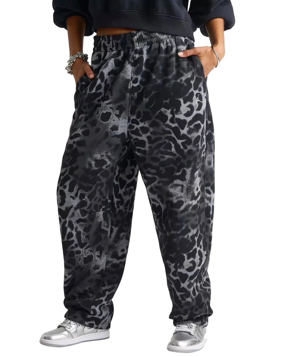 Jordan Women's Flight Brooklyn Animal Print Wide-Leg Pant