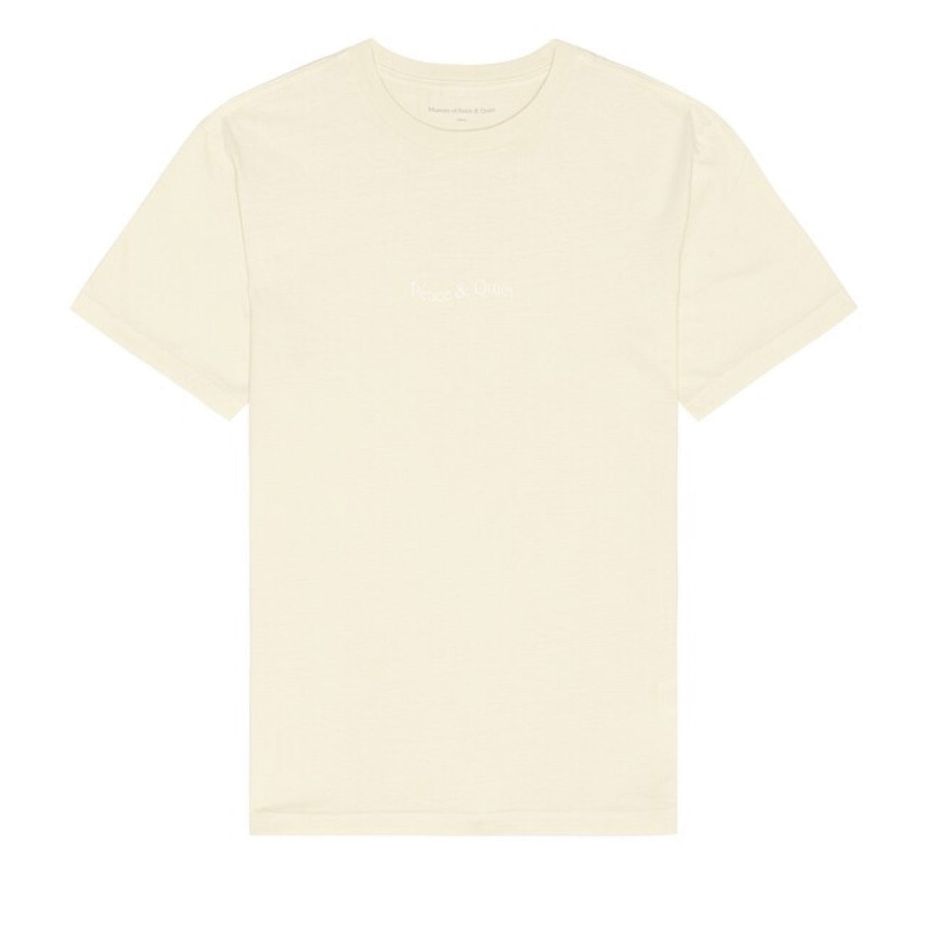 Museum of Peace and Quiet Wordmark T-Shirt “Bone"