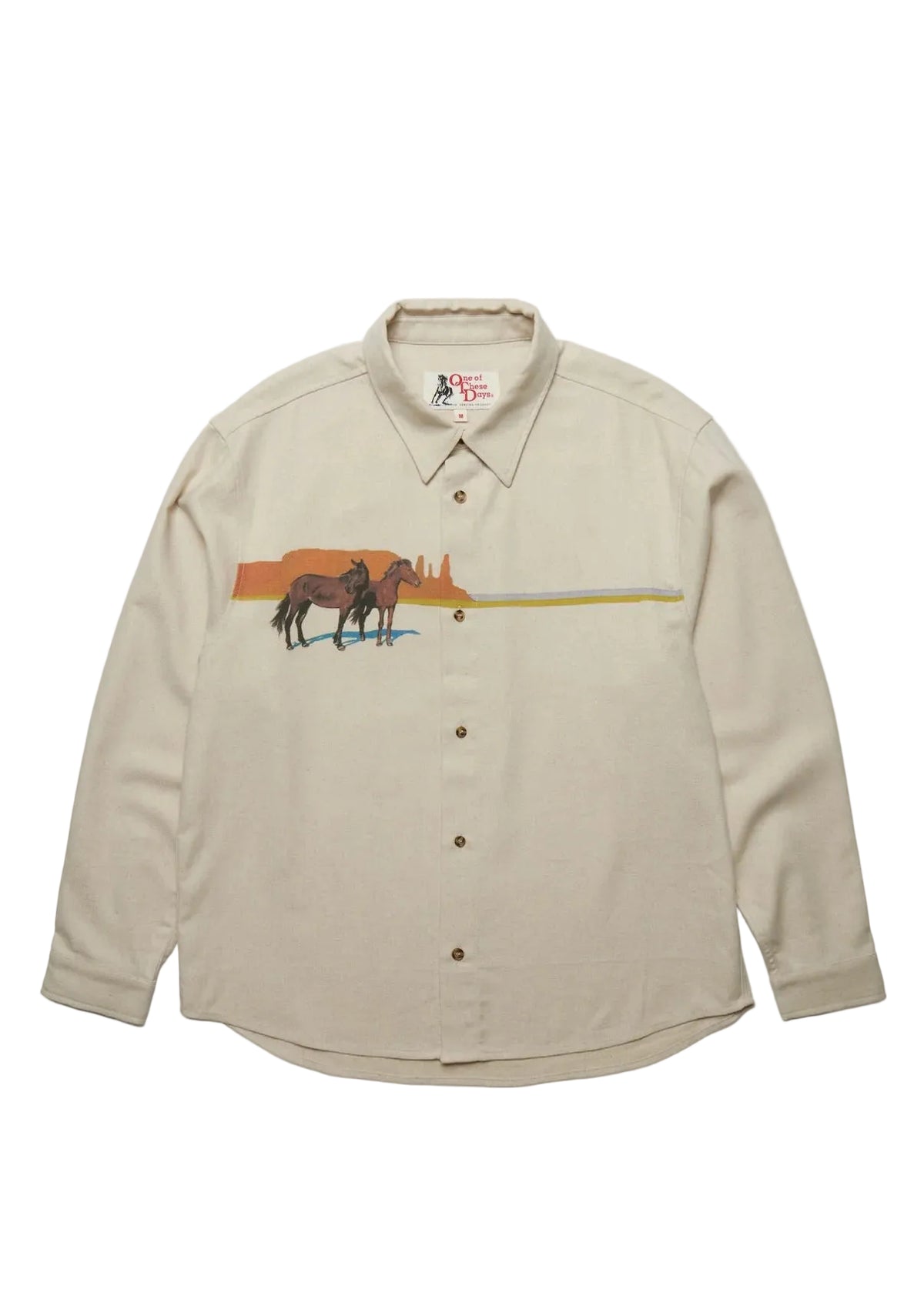 OTD Seems To Go That Way Button Up Shirt "Oatmeal"