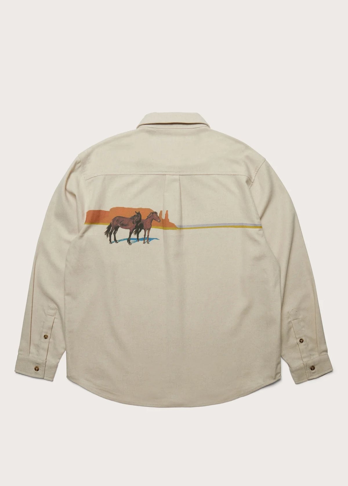 OTD Seems To Go That Way Button Up Shirt "Oatmeal"