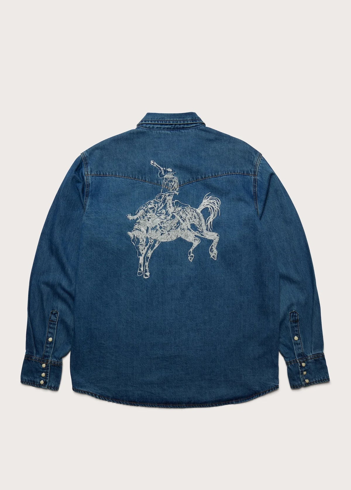 OTD Western Shirt "Blue Denim"