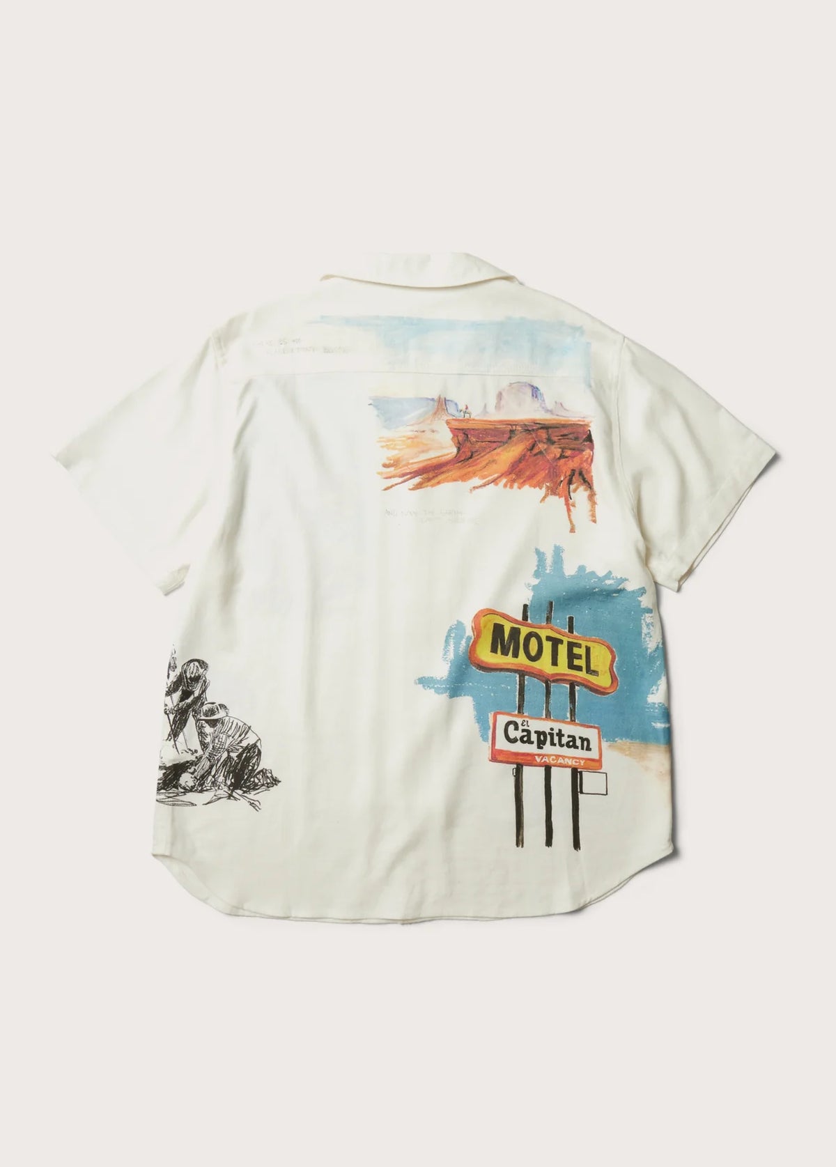 OOTD El Capitan Camp Shirt - Bone