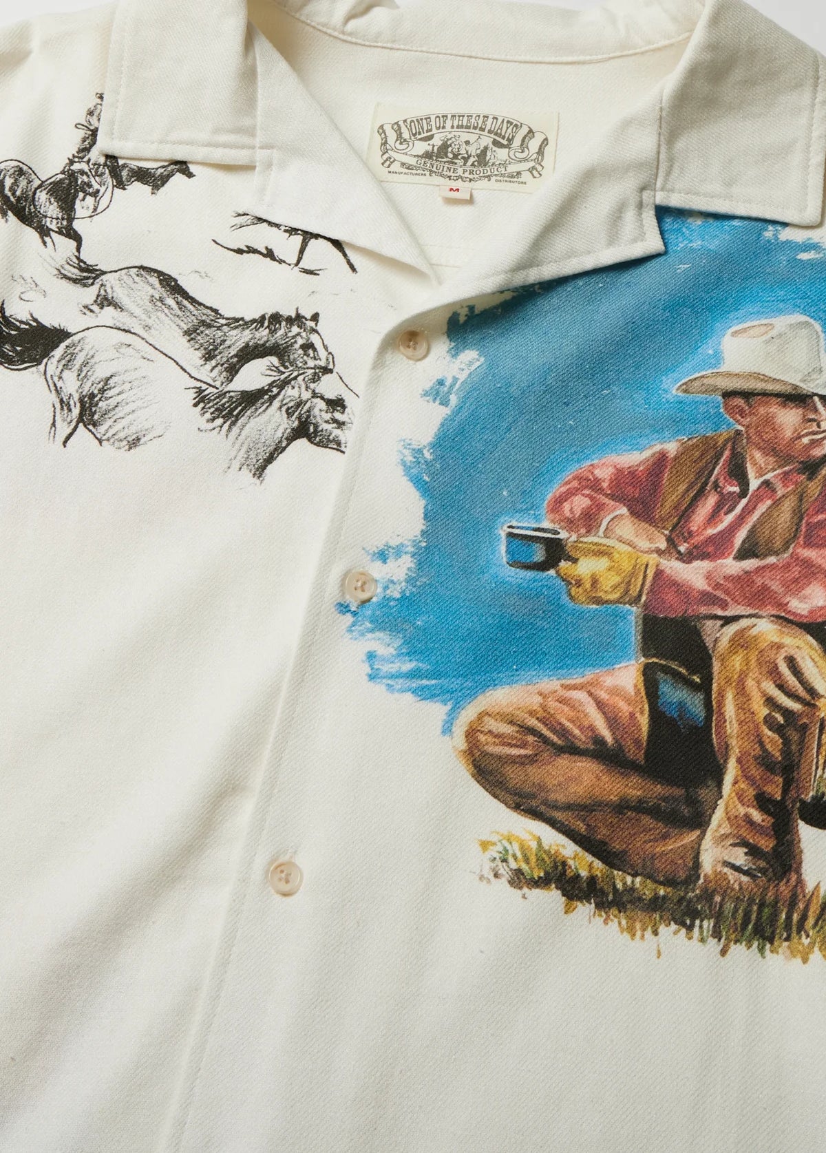 OOTD El Capitan Camp Shirt - Bone
