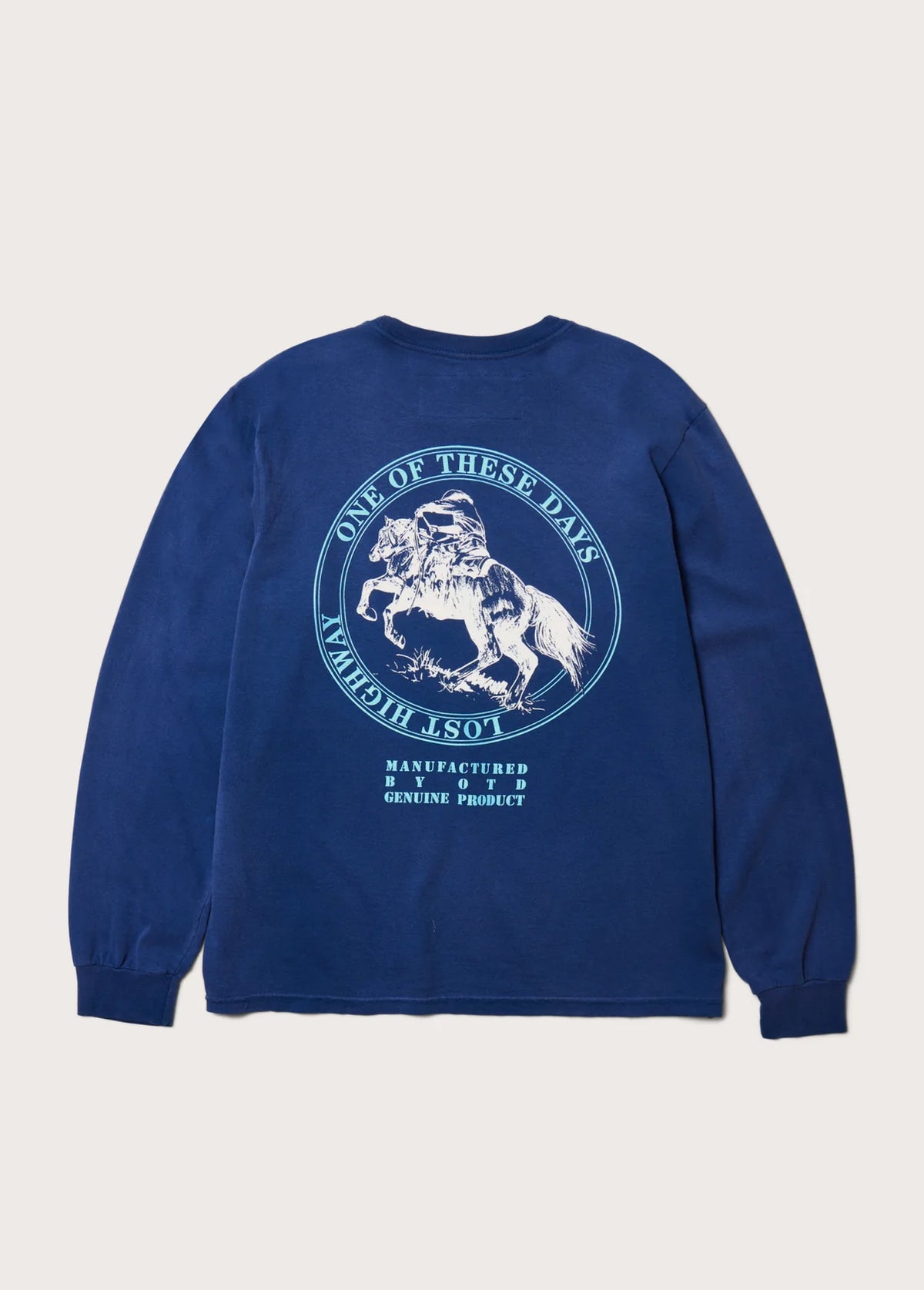 OOTD Milling CO Long Sleeve T-Shirt - Sun Faded Navy