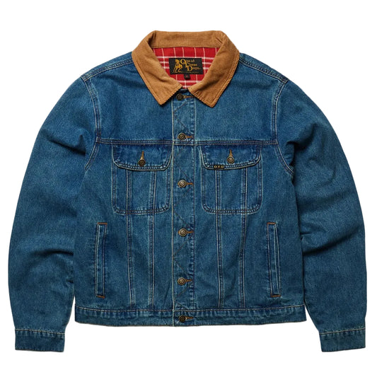 OOTD Lined Trucker Jacket "Washed Denim"