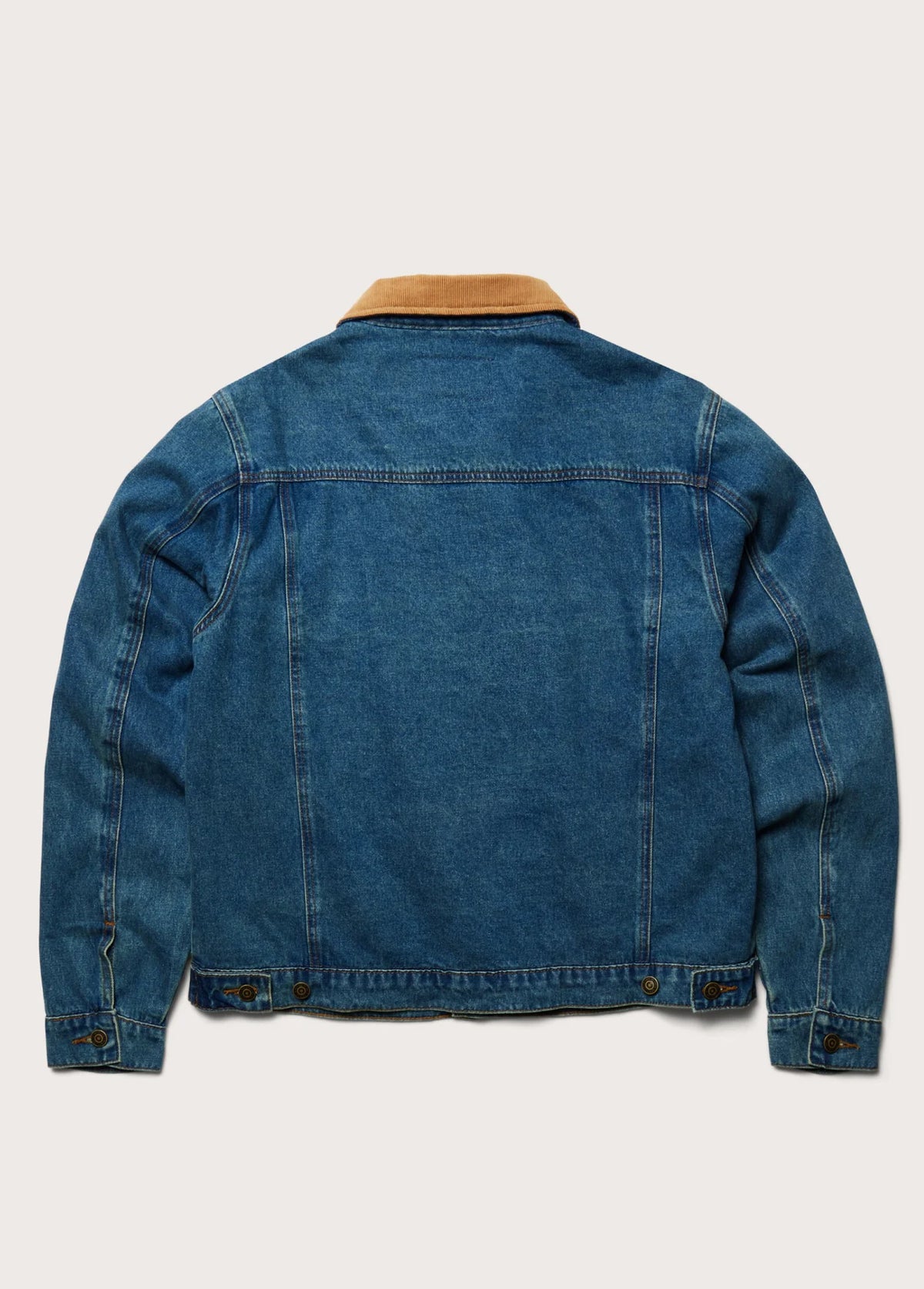 OOTD Lined Trucker Jacket "Washed Denim"