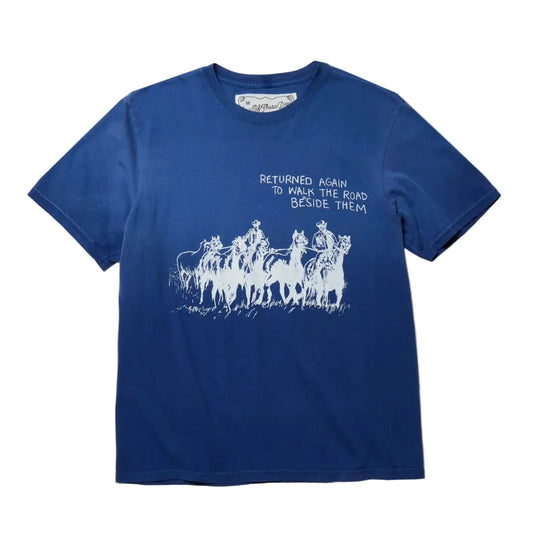 OOTD Return Again T-Shirt - Sun Faded Navy