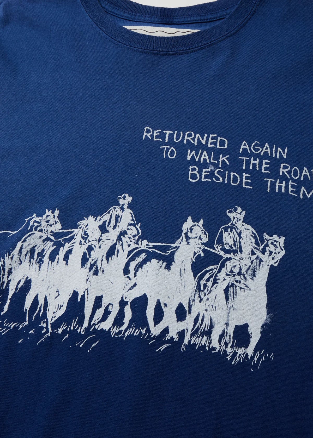 OOTD Return Again T-Shirt - Sun Faded Navy