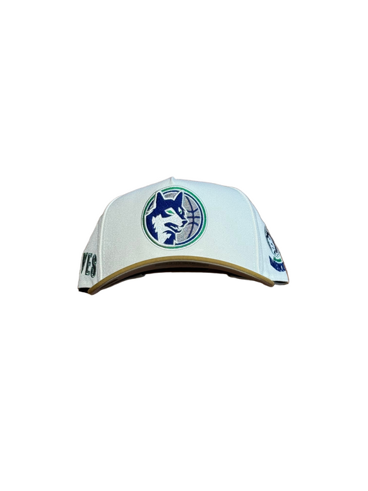 Mitchell & Ness Timberwolves Dusted Double Pro Snap Back