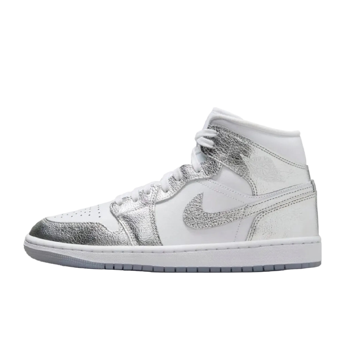 Air Jordan 1 Mid (W) “Metallic Silver”