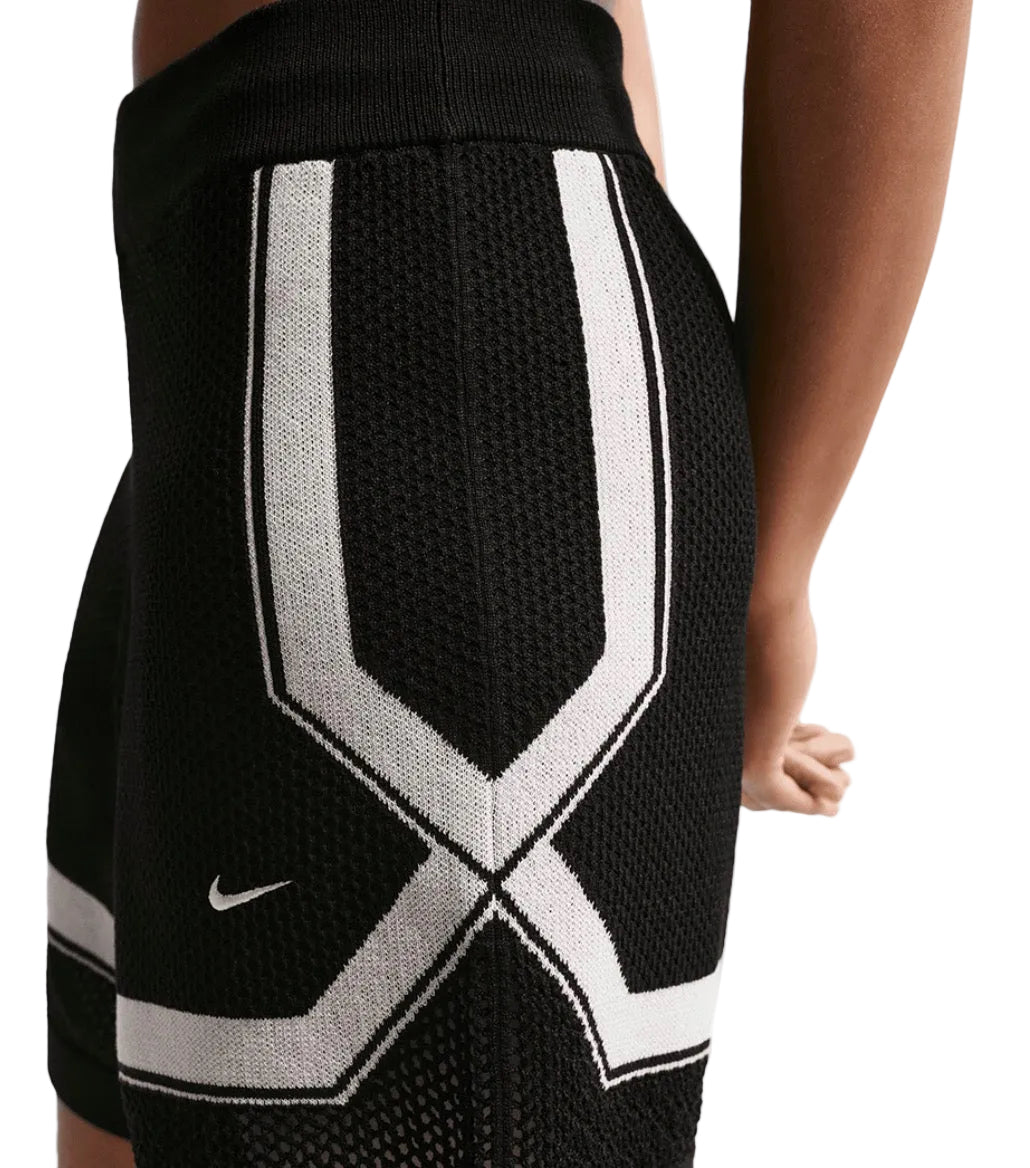 Nike Women’s Sportswear Chill Knit Mid Rise Short (Black)