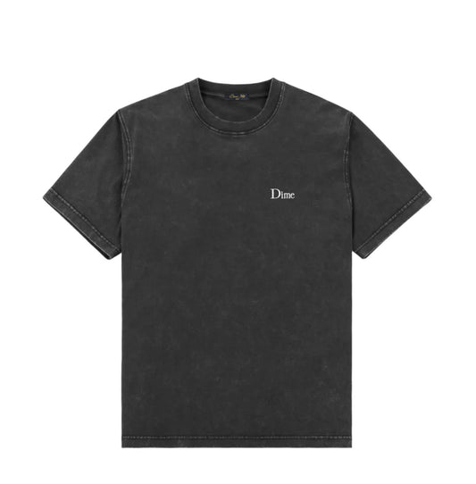 Dime Classic Small Logo T-Shirt “Faded Black”