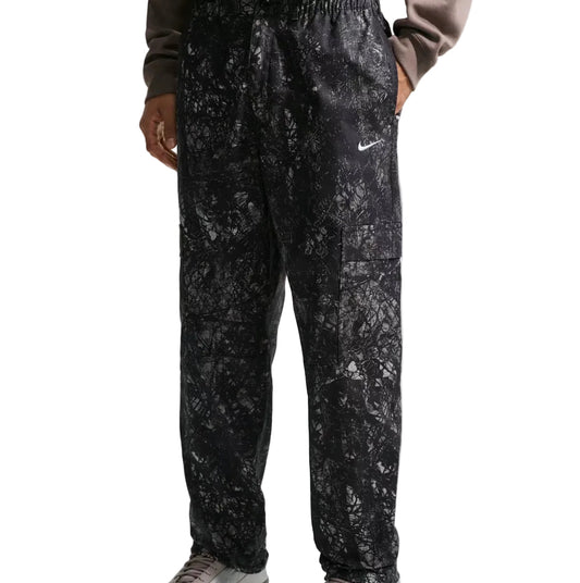 Men’s Nike Club Chain Camo Woven Cargo Pant “Black”