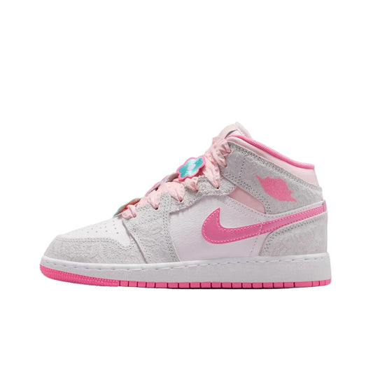 Air Jordan 1 Mid (GS) “Spring Flowers”