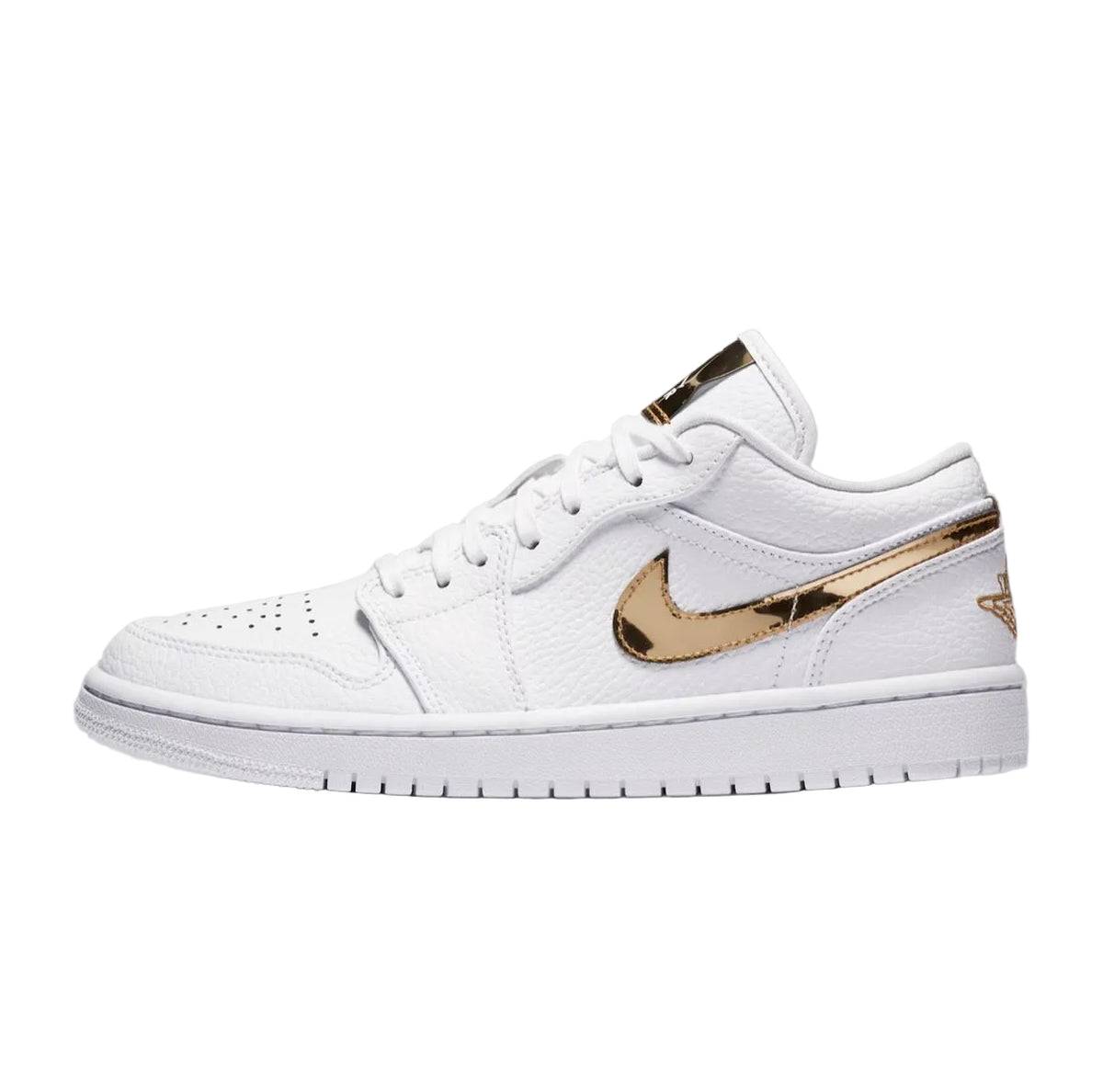 Air Jordan 1 Low (W) “White Metallic Gold”