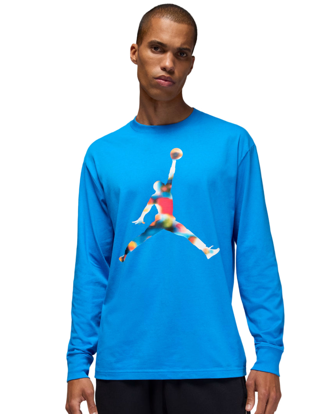 Jordan Flight Long Sleeve Crewneck T-Shirt "Black"