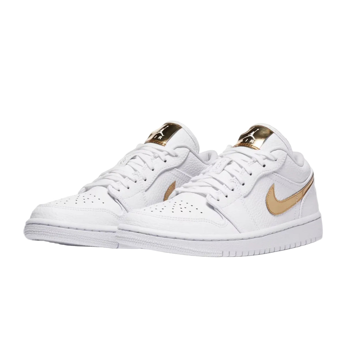 Air Jordan 1 Low (W) “White Metallic Gold”