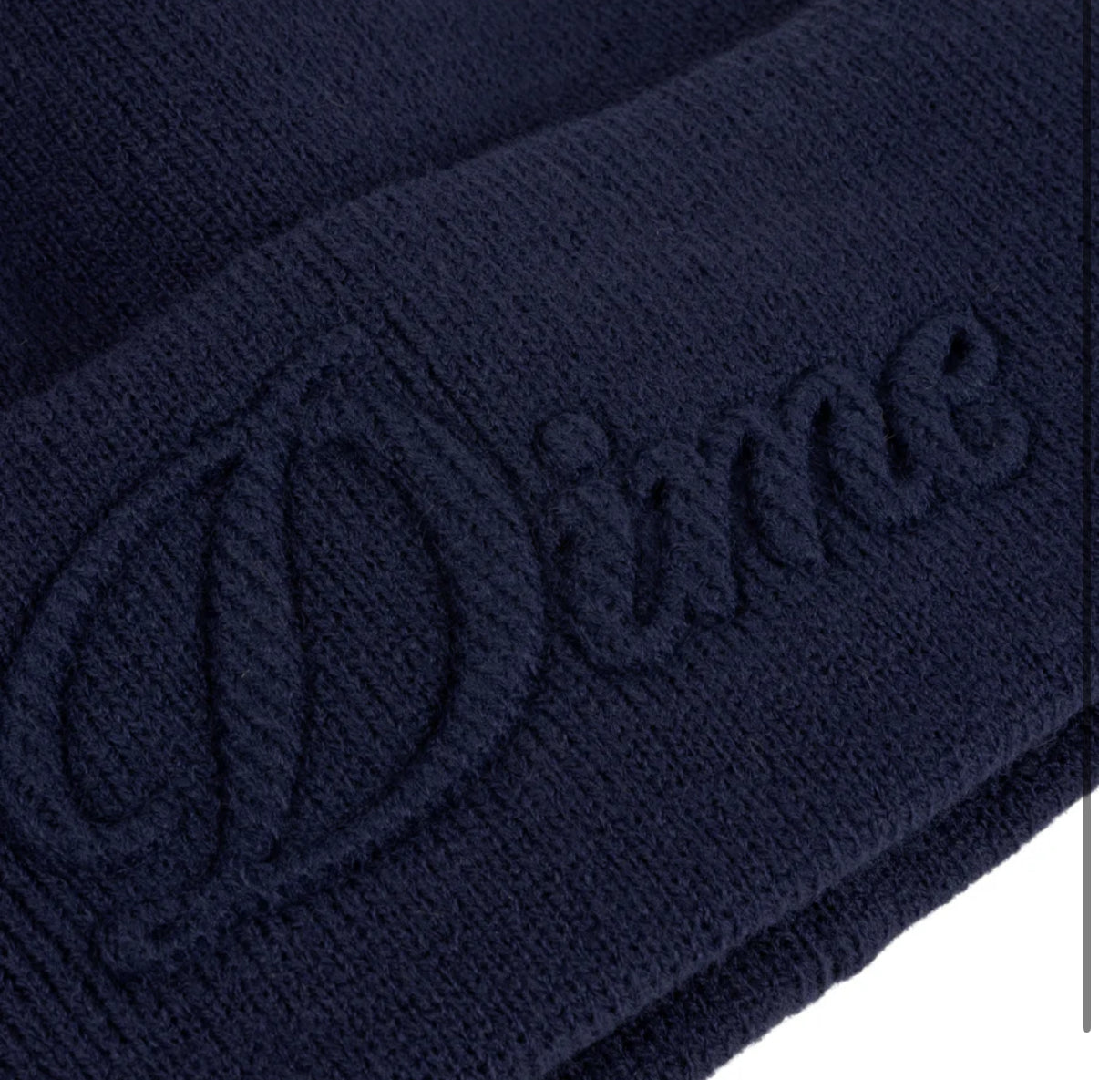 Dime Cursive Fold Beanie